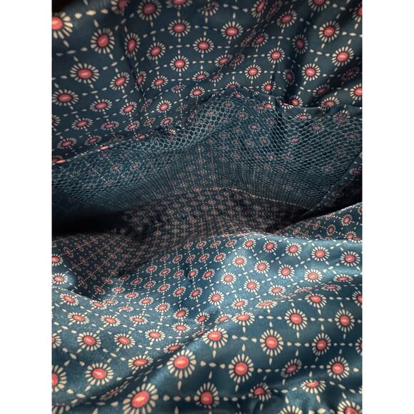 Travelon Black Tote Shoulder Bag Carry On Expandable Travel Turquoise Lining - Picture 13 of 14